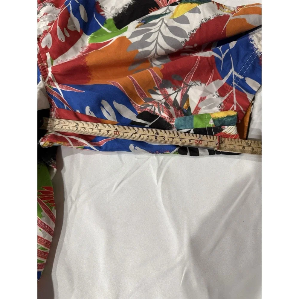 Robert Graham Men Swim/Board Lined Trunks Multi-Colored Flowers Size 36